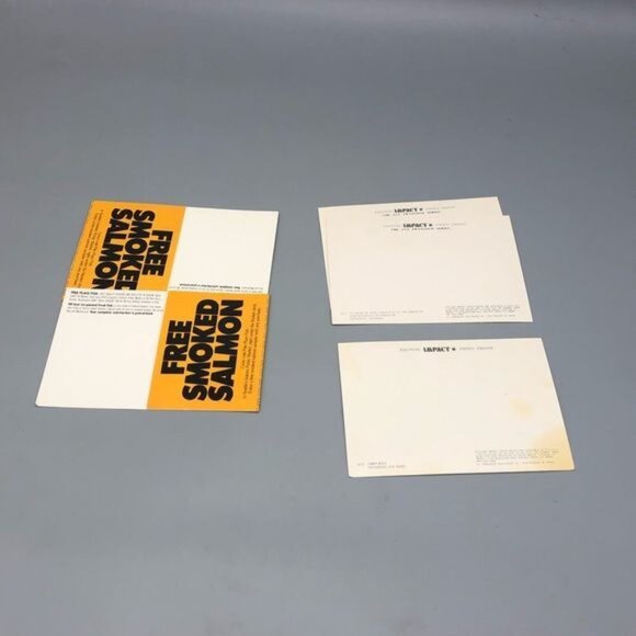 vintage set of 5 post cards San Fransico bridge pike place fish farmers READ - Picture 7 of 10